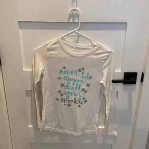 White long sleeve shirt